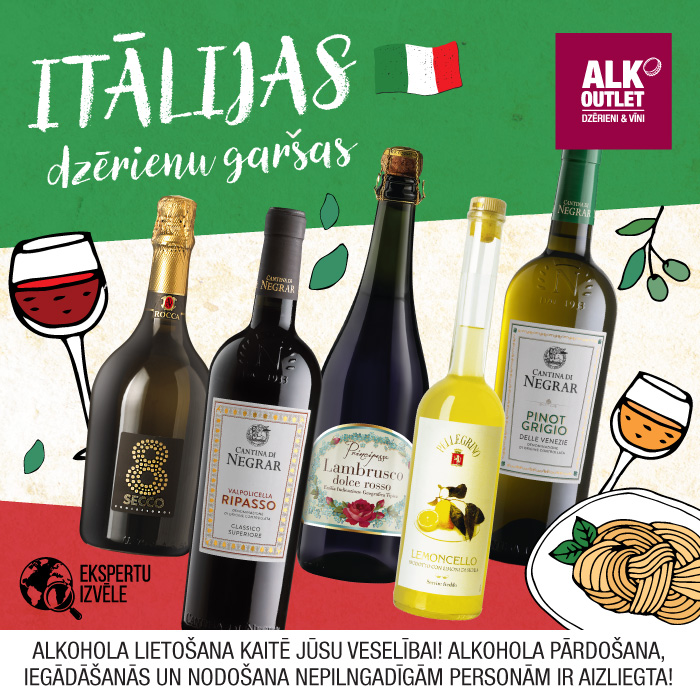 Itālijas dzērienu garšas!