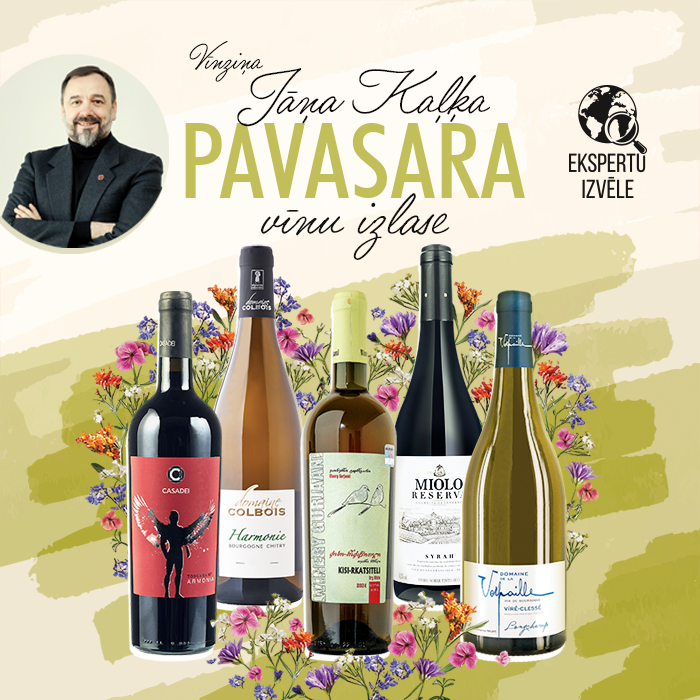Vīnziņa Jāņa Kaļķa pavasara vīnu izlase