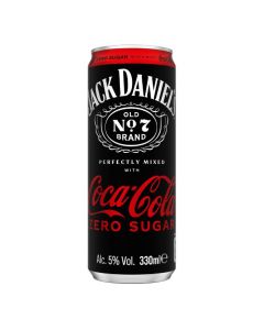 Alk.kokt. Jack Daniels ar kolu Zero 5% CAN