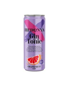 Alk.kokt. Hedonya Gin& Tonic Grapefruit 5%