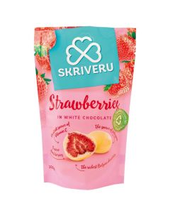 Zemenes SkrīveruS Piena šokolādē