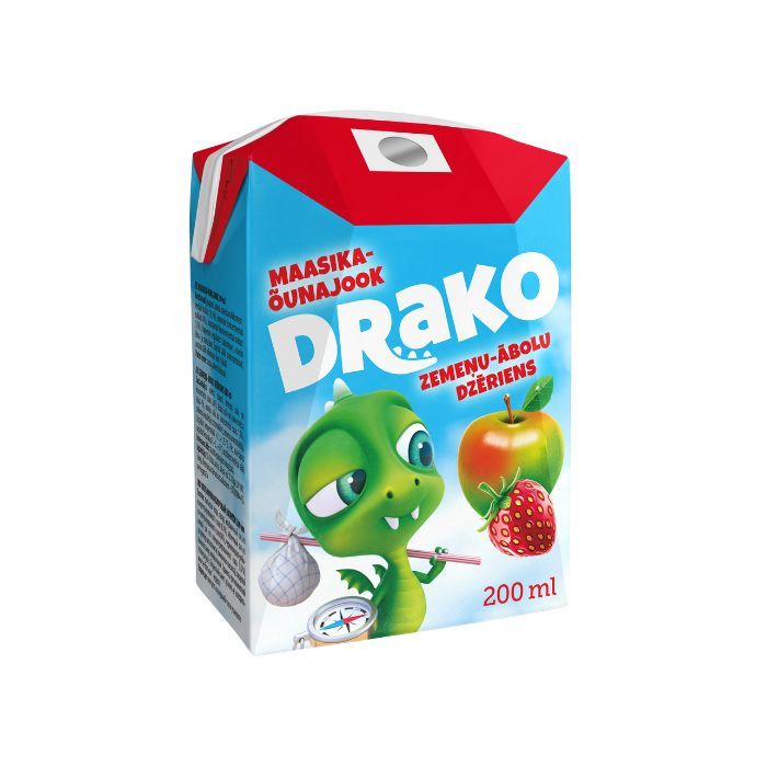 Dzēriens Drako Zemeņu ābolu