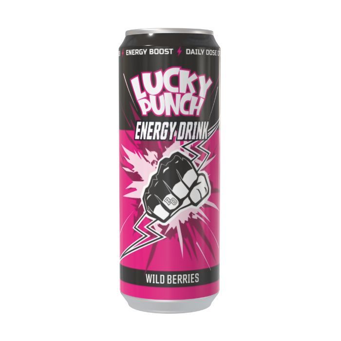 Enerģijas dzēr. Lucky Punch Wild Berry