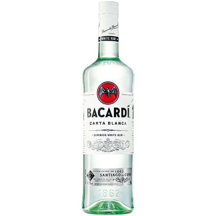 Rums Bacardi Carta Blanca 37.5%