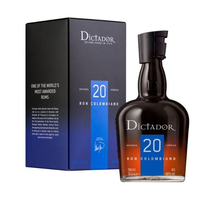 Rums Dictador 20YO 40% kārbā