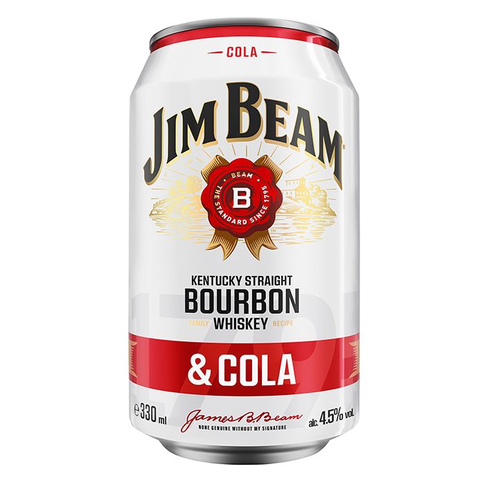 Alk.kokt. Jim Beam&Cola 4.5%
