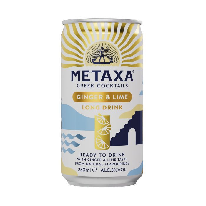 Alk.kokt. Metaxa Ginger Lime 5%