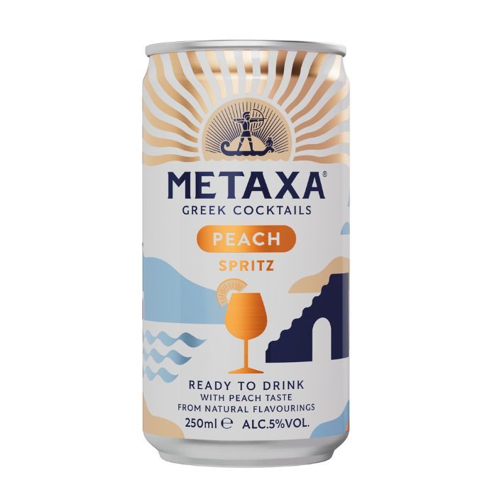 Alk.kokt. Metaxa Peach Spritz 5%