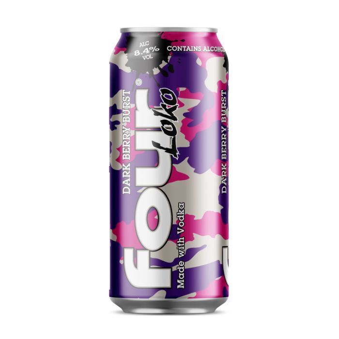 Alk.kokt. Four Loko Dark Berry B.8.4% skārd.