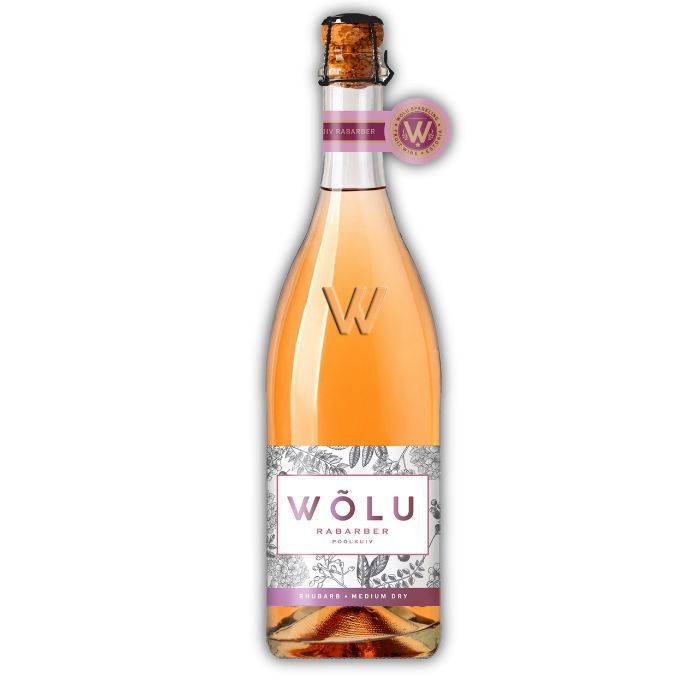 Dzirkst.vīna dz. Wolu Rabarberu 6%