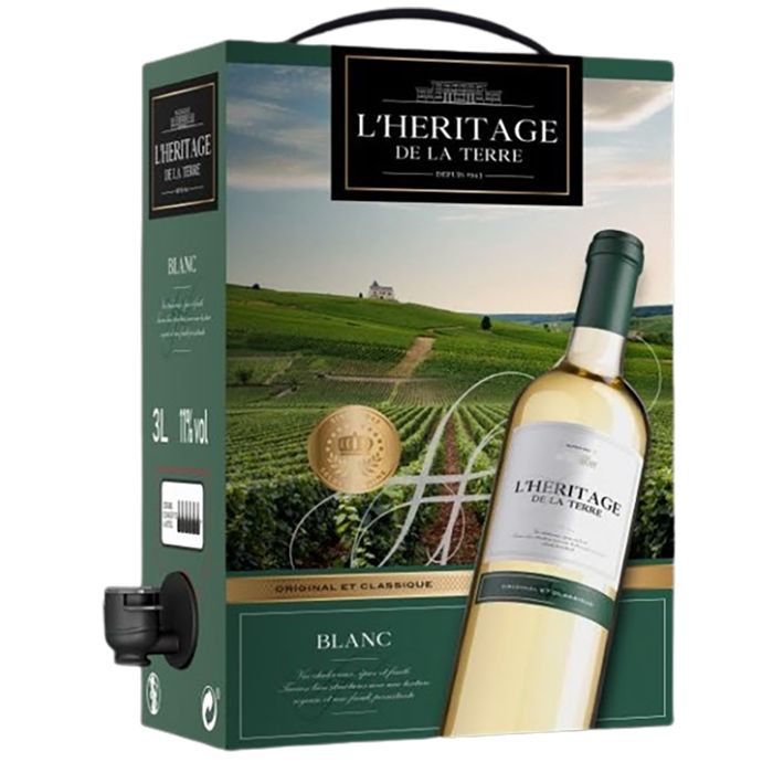 Baltv. L'Heritage De La Terre Vin Blanc 11%