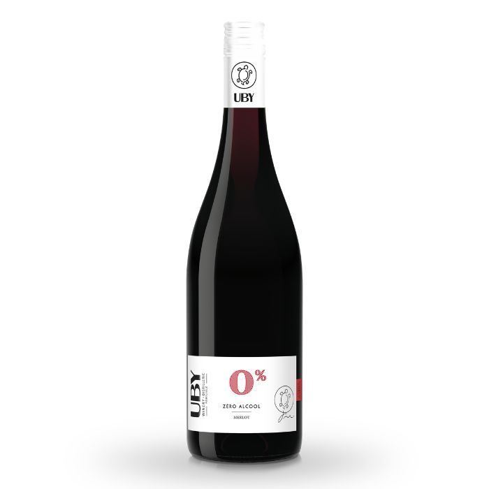 Sarkanv. UBY Merlot b/a 0%