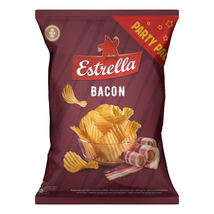 Čipsi Estrella Ar bekona garšu