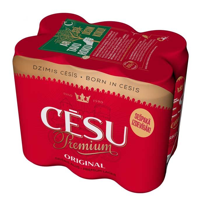 Alus Cēsu Premium 5% skārd.