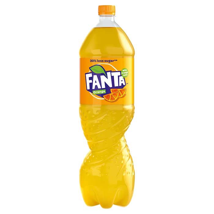 Gāzēts dzēr. Fanta Orange gāzēts