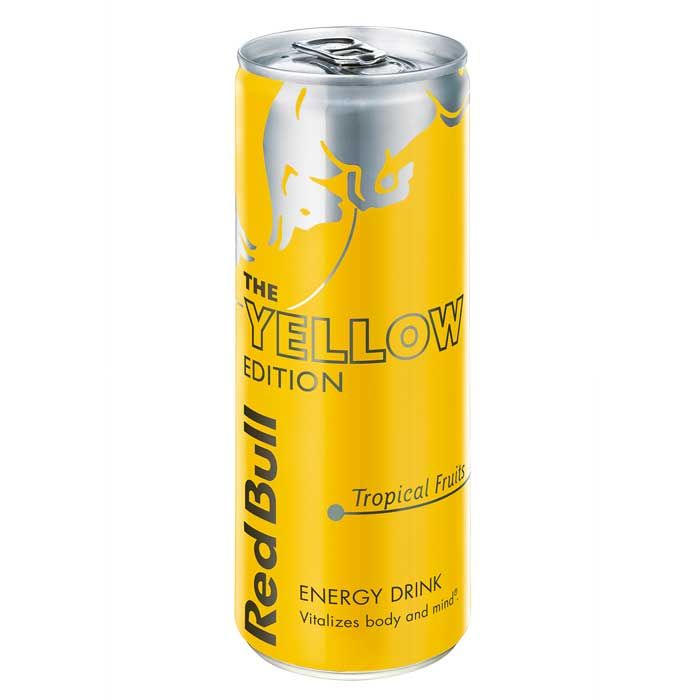 Enerģijas dzēr. Red Bull Yellow Edition