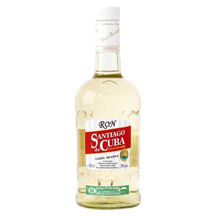 Rums Santiago de Cuba Blanca 38%