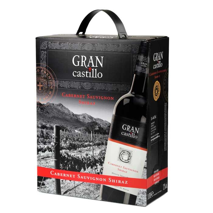 Sarkanv. Gran Castillo Cab.Sauv.Shiraz 12% BIB