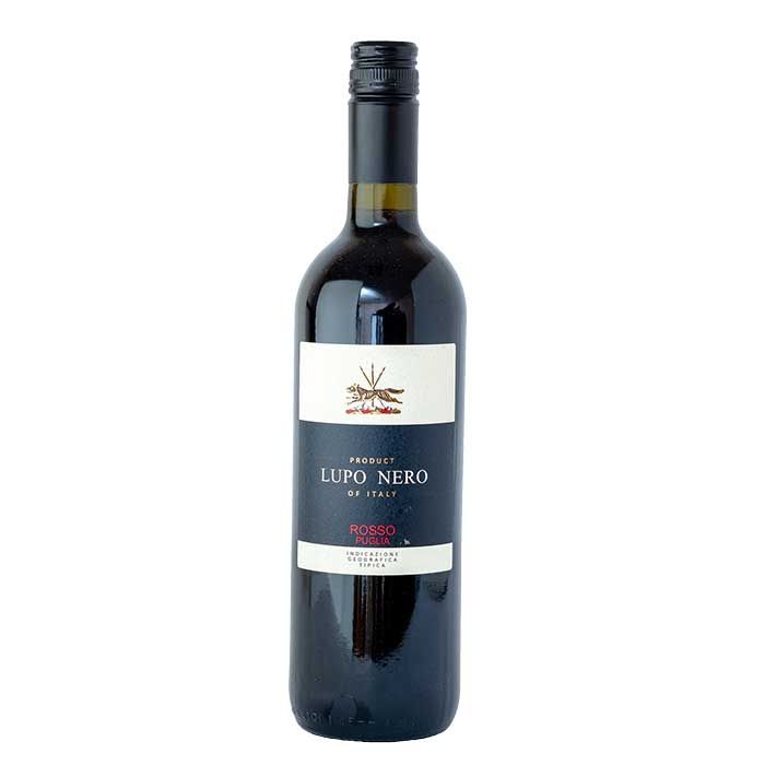 Sarkanv. Lupo Nero Rosso Puglia 12%
