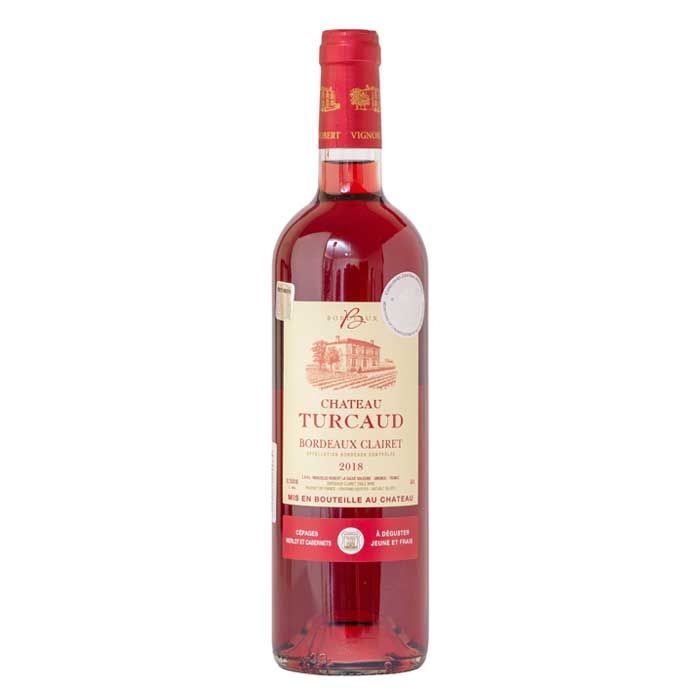 Rozā vīns Chateau Turcaud Clairet 12.5%