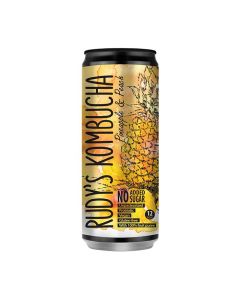 Dzēriens Rudy's Kombuča pineapple/peach