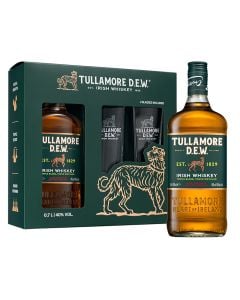 Viskijs Tullamore Dew 40% + 2 glāzes