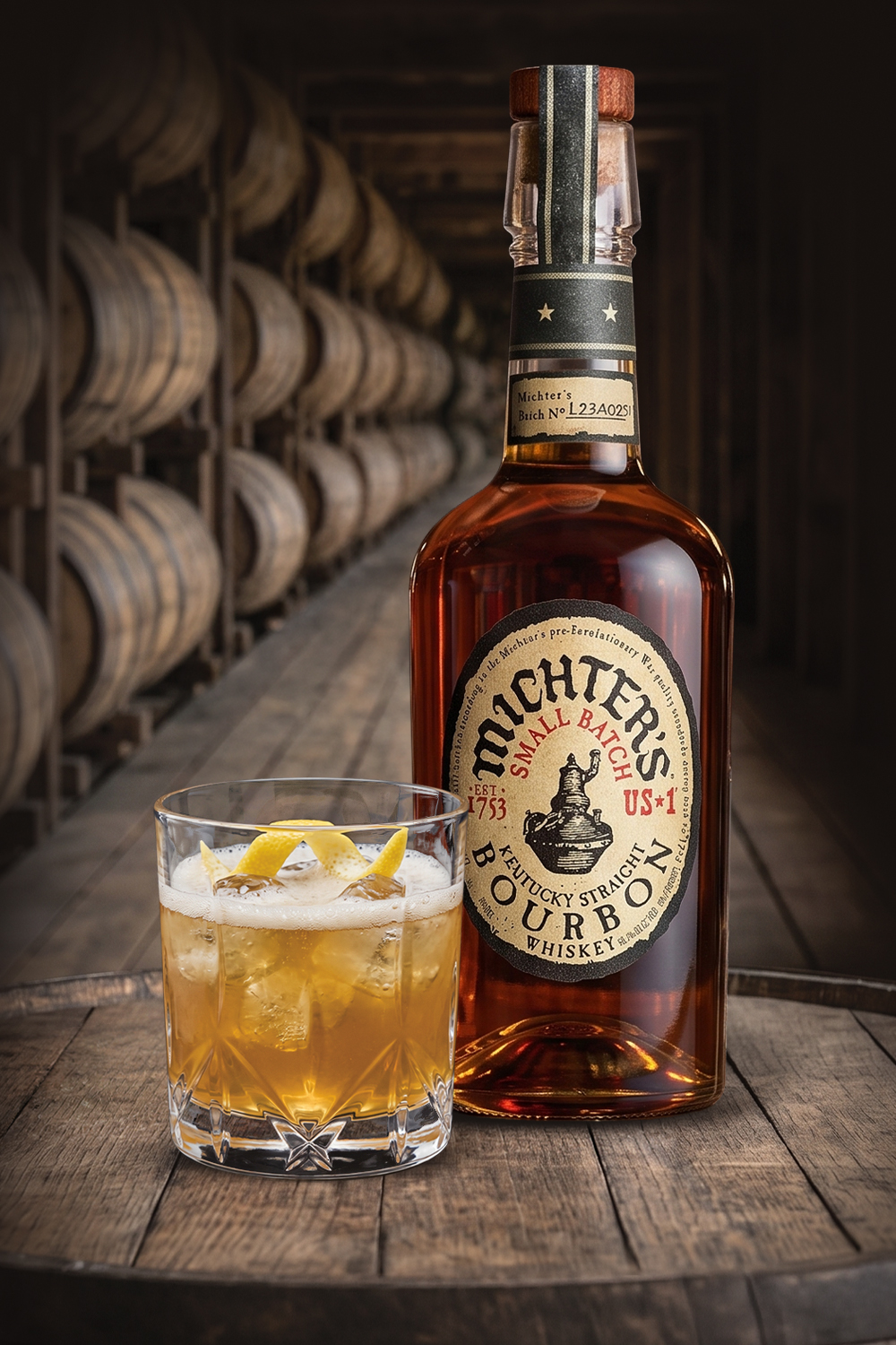 MICHTER'S viskija Gold Rush kokteilis