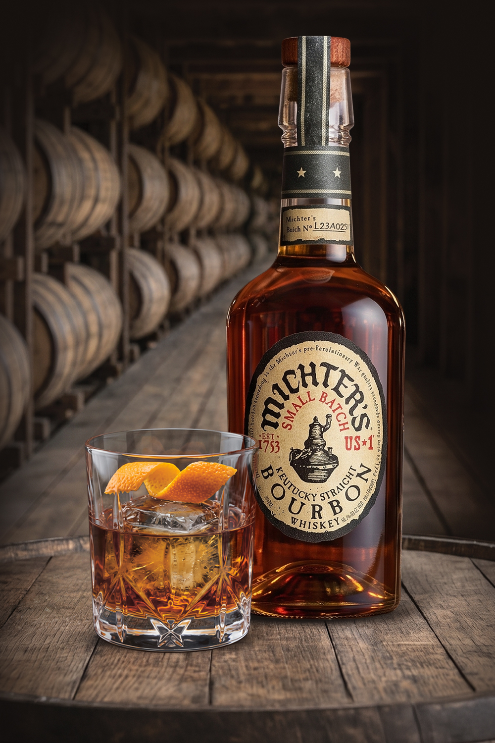 MICHTER'S viskija Old Fashioned kokteilis