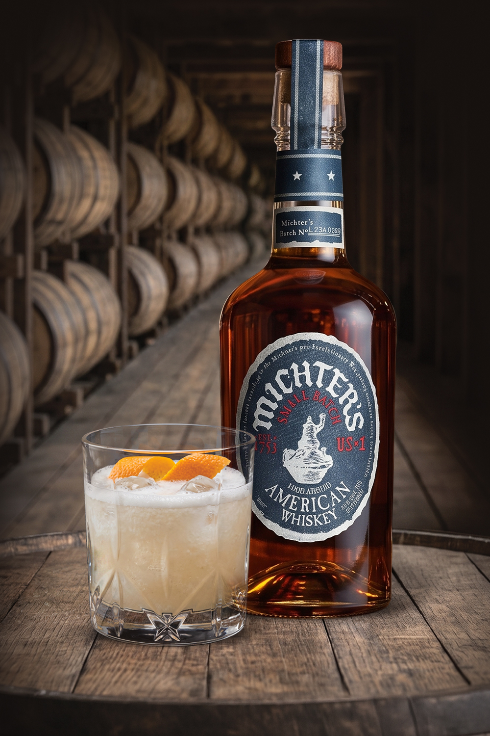 MICHTER'S viskija Whiskey Sour kokteilis